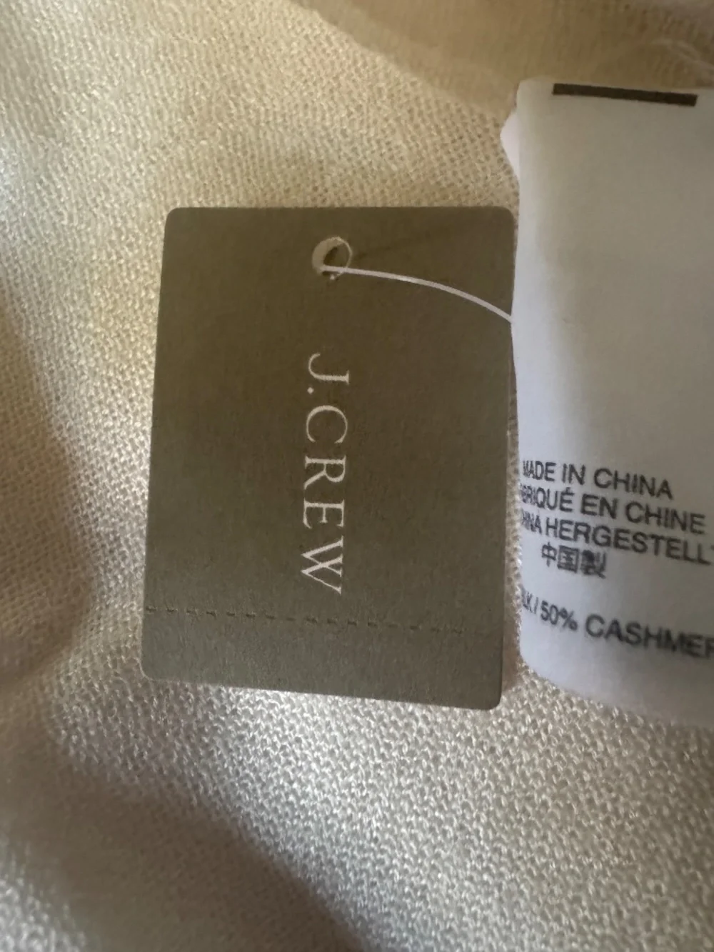 J.Crew Refined silk-cashmere wrap
